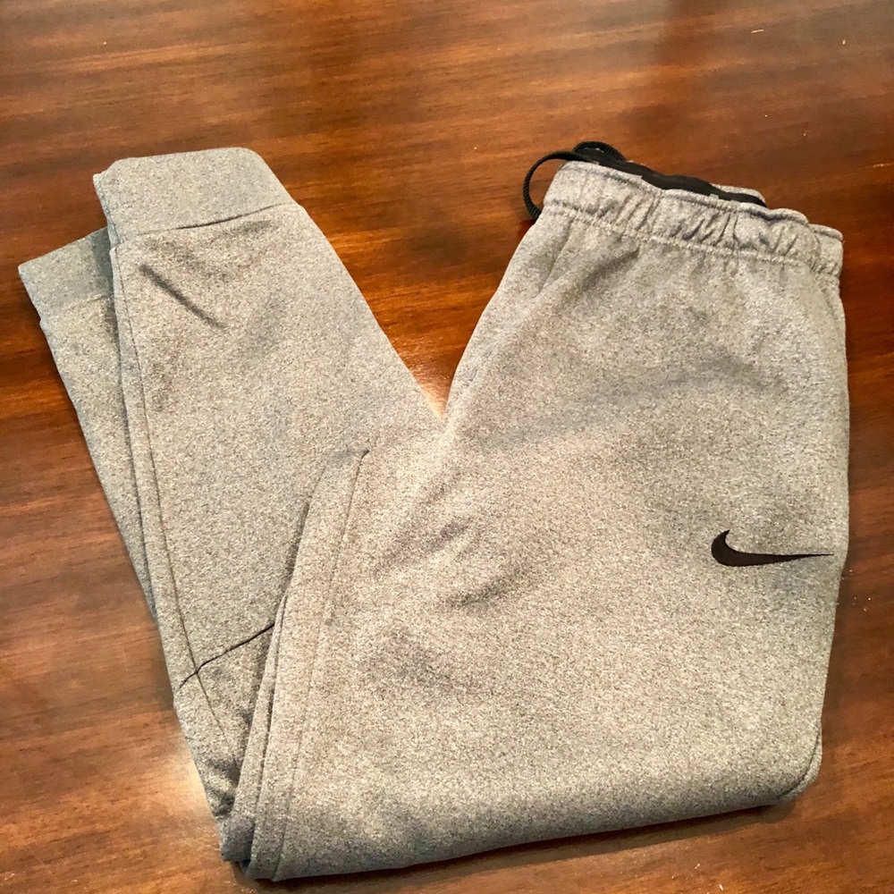 Adult medium gray Nike jogger pants